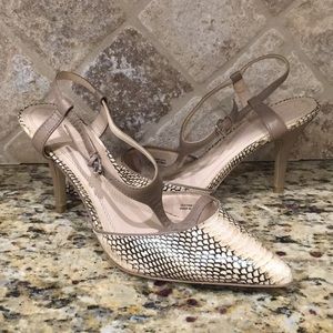 Women’s skin print heels